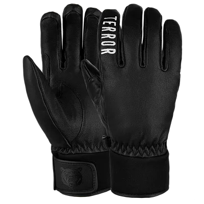 Перчатки TERROR - LEATHER Gloves (Black)
