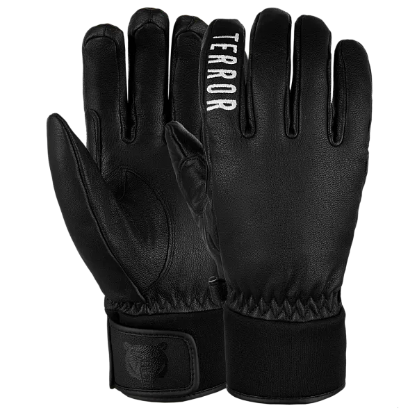 Перчатки TERROR - LEATHER Gloves (Black)