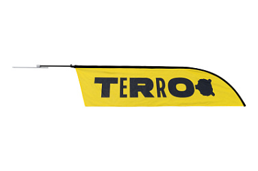 25 Флаг со  штырем TERRO SUP