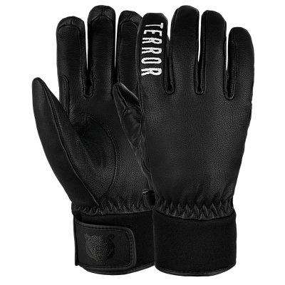 Перчатки TERROR - LEATHER Gloves (Black)