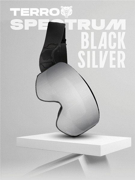 23/24 Маска TERROR - SPECTRUM Black - Silver