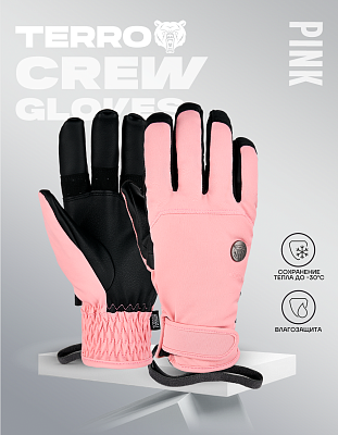 Перчатки TERROR - CREW Gloves (Pink)