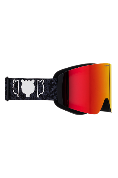 24/25 Маска TERROR T3- PEAKPRO Black-Red