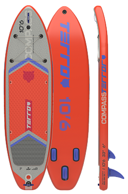 25 SUP TERRO 10'6*33"*6" COMPASS red 